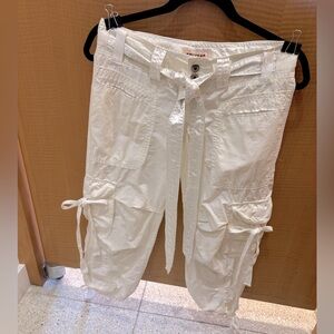 🌸 Solvang Satin trim cargo pants 🌸